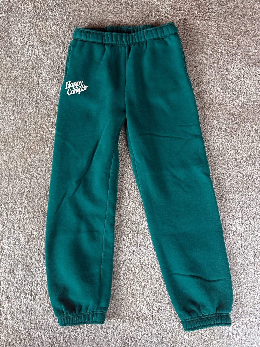 Happy Camp3r green juniors sweatpants